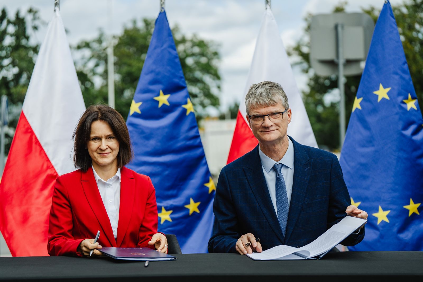 Podpisanie dofinansowania dla Gdyni.